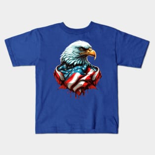 American Eagle Flag Kids T-Shirt